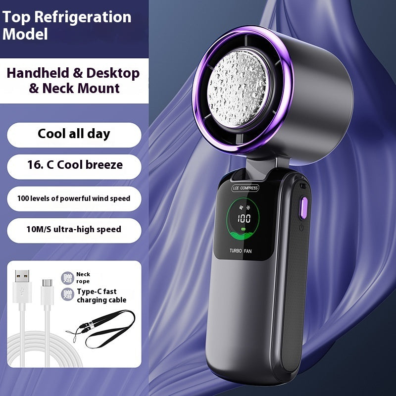 Ventilador de Cuello Portátil Recargable IceBreeze Pro | 4000mAh TEC